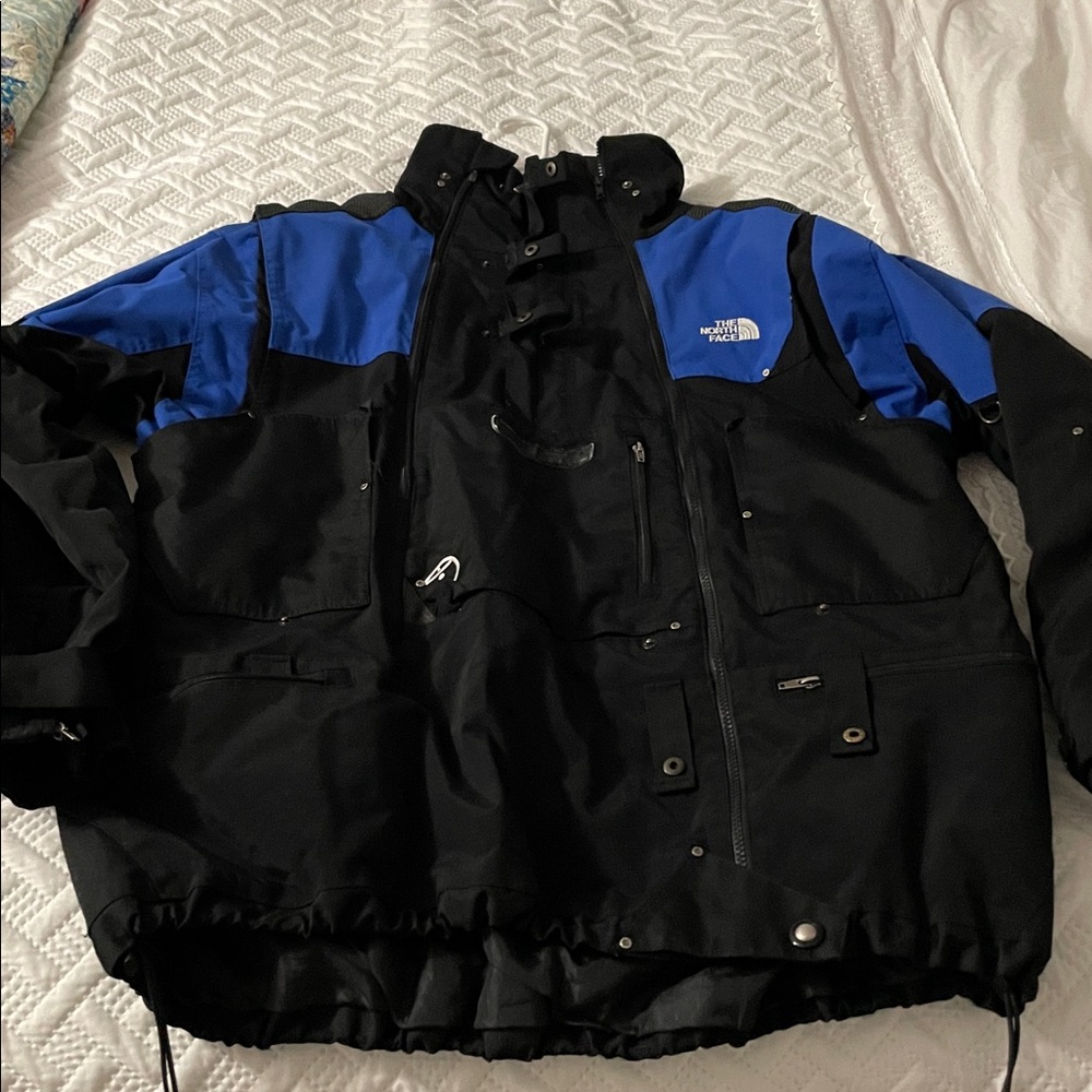 The North Face Black and Blue steep tech Outdoor Jacket men’s 3xl